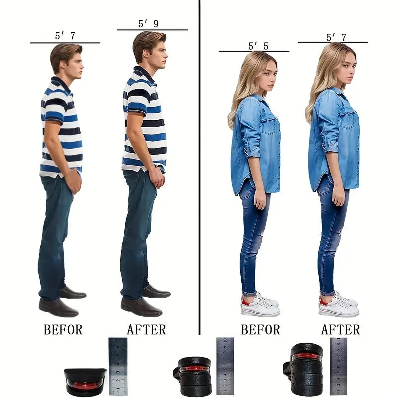 Variable Height Increase Insoles