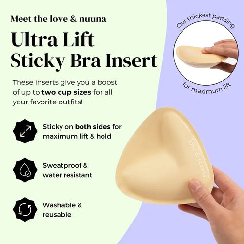 Adhesive Pushup Bra Inserts